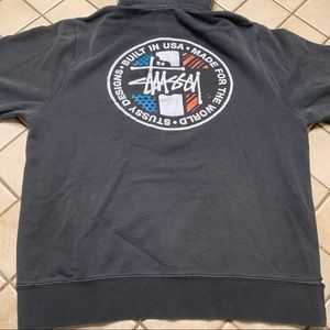Vintage Stussy Sweatshirt Hoodie Size M USA